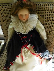 19" QUEEN ELIZABETH I OF ENGLAND FRANKLIN MINT HEIRLOOM ORIGINAL DOLL